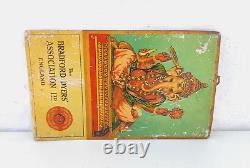 1940s Vintage Lord Ganesha Graphics Bradford Dyers Advertising Tin Sign Old TS53