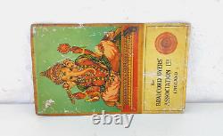1940s Vintage Lord Ganesha Graphics Bradford Dyers Advertising Tin Sign Old TS53