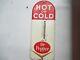 1960's Vintage Dr. Pepper Soda Cola Tin Thermometer Sign