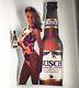 1992 Vintage Busch Beer Tin Beer Sign Large Man Cave Bikini Rare