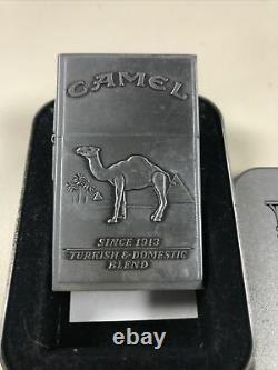 #1 vintage 1996 ZIPPO CAMEL CIGS LIGHTER 1932 REPLICA 2ND RELEASE IN TIN UNFIRED