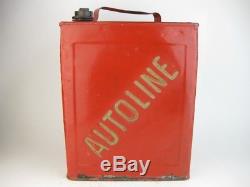 24790 Old Vintage Garage Tin Can Sign Advert Oil Globe Pump 2 Gallon Autoline