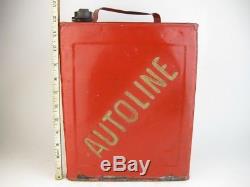 24790 Old Vintage Garage Tin Can Sign Advert Oil Globe Pump 2 Gallon Autoline