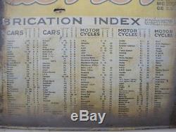 24896 Old Vintage Garage Sign Tin n0t Enamel Gas Oil Petrol Pump Globe Castrol