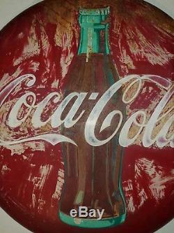 24 Vintage Antique Coke Coca Cola Tin Non Porcelain Button Bottle Disc Sign 60s