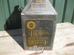 32089 Old Vintage Garage Tin Can Sign Advert Oil Globe Pump Pyramid Redline