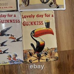 4 pub wall decor Guinness for strength Beer Irish metal tin sign