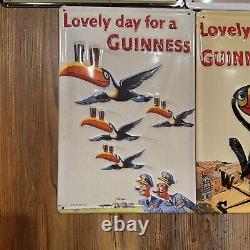 4 pub wall decor Guinness for strength Beer Irish metal tin sign