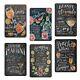 5x6pcs Vintage Cocktail Tin Poster Metal Signs Wall Stickers Decoration3332