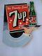 7up Double Sided Tin Flange Sign