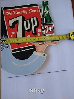 7Up Double sided Tin Flange Sign