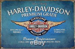 ALONG Harley Davidson Grade Retro Vintage Metal Tin Sign Bar Pub Home Wall Decor