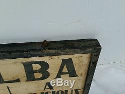 Antique/vintage Melba Apple Kitchen Wall Decor Advertising Wood & Tin Sign