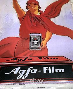 Agfa-Film Marcello Dudovich Sign Advertising IN Tin 35x24