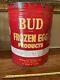 Antique Vintage Anheuser Busch Prohibition Era Bud Frozen Egg Tin Can