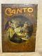 Antique Vtg 1900s-10s Smoke Canto 10 Cent Cigars Toc Tin Cardboard Sign Detroit