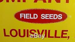 Awesome, Vintage, Tin N. O. S. Lewis Seed Co. Louisville Ky. Corn, Farm, Seed, Sign