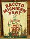 Baccto Michigan Peat Vintage Original Tin Sign Lawn Garden Farm