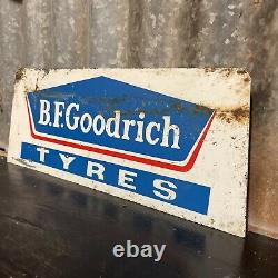 B. F. GOODRICH TYRES Genuine Vintage Tin Sign
