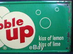 Bubble Up Soda Cola Beverage Advertising Tin Metal Vintage Sign
