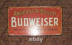 Budweiser Tin Sign Antique Beer