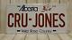 Cru Jones License Plate Replica Rad Movie Prop Alberta Canada Bmx Mongoose Xz
