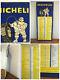 Cartel Publicitario Chapa Vintage Michelin Metal Tin Advertising Sign 1970