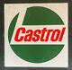 Castrol Motor Oil Genuine Vintage Screen Print Tin Sign