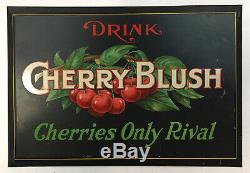 Cherry Blush Vintage Tin Sign