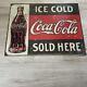 Coca Cola Tin Sign Vintage