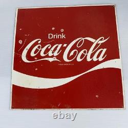 Coca-Cola Vintage Sign Tin 1980