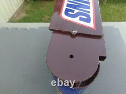 Cool Vintage SNICKERS METAL TIN CANDY RACK STORE DISPLAY SIGN ADVERTISING