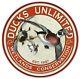 Ducks Un Round Retro Vintage Tin Sign 12 X 12in, New