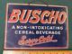 Early 1900s Vintage Buscho Cereal Beverage Tin Litho Sign/anhueser-busch/7x10