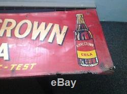 Early Vintage Royal Crown Cola Tin Sign