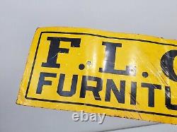 F. L. Grant Furniture Undertaking Sign Salamanca New York Funeral Advertising