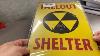 Fallout Shelter Vintage Metal Tin Sign