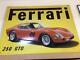 Ferrari Tin Sign Vintage