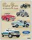 Ford Pickup Trucks 80 Year 1917-1997 Tribute Retro Vintage Tin Sign Tin Sign 13x