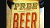 Free Beer Retro Sign From Banggood