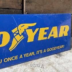 GOOD YEAR TYRES Genuine Vintage Tin Sign