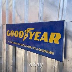 GOOD YEAR TYRES Genuine Vintage Tin Sign