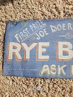 Hand Painted Vintage Sign