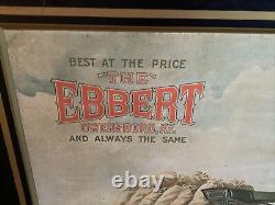 Hickman-Ebbert wagon Company vintage tin Advertising Sign
