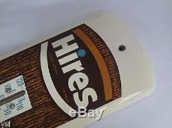 Hires Root Beer Soda Vintage Tin Thermometer Advertising Sign 824-v