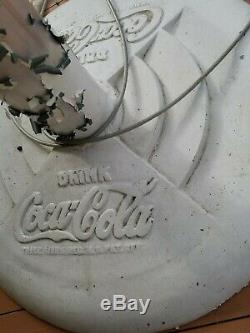 Huge Vintage Coke, Coka Cola Metal Carosel Horse
