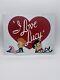 I Love Lucy Ricky Wall Art Decor Metal Tin Sign Plaque Lucille Ball & Desi Arnaz