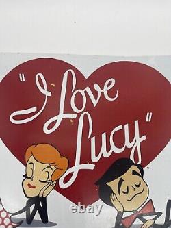 I LOVE LUCY Ricky WALL ART Decor METAL TIN SIGN Plaque LUCILLE BALL & DESI ARNAZ