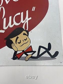 I LOVE LUCY Ricky WALL ART Decor METAL TIN SIGN Plaque LUCILLE BALL & DESI ARNAZ