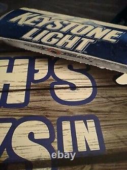 Keystone Light Beer Smooth's Always In Season metal tin Cool Sign. 2013